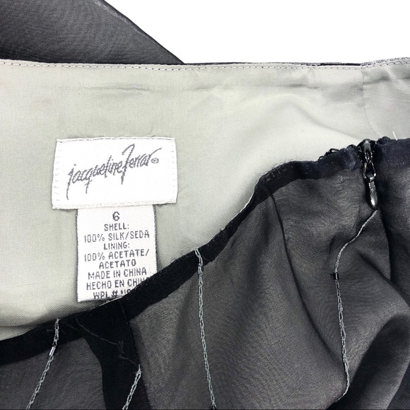 Jacqueline Ferrar silk chiffon embroidery skirt 6 - Picture 5 of 5
